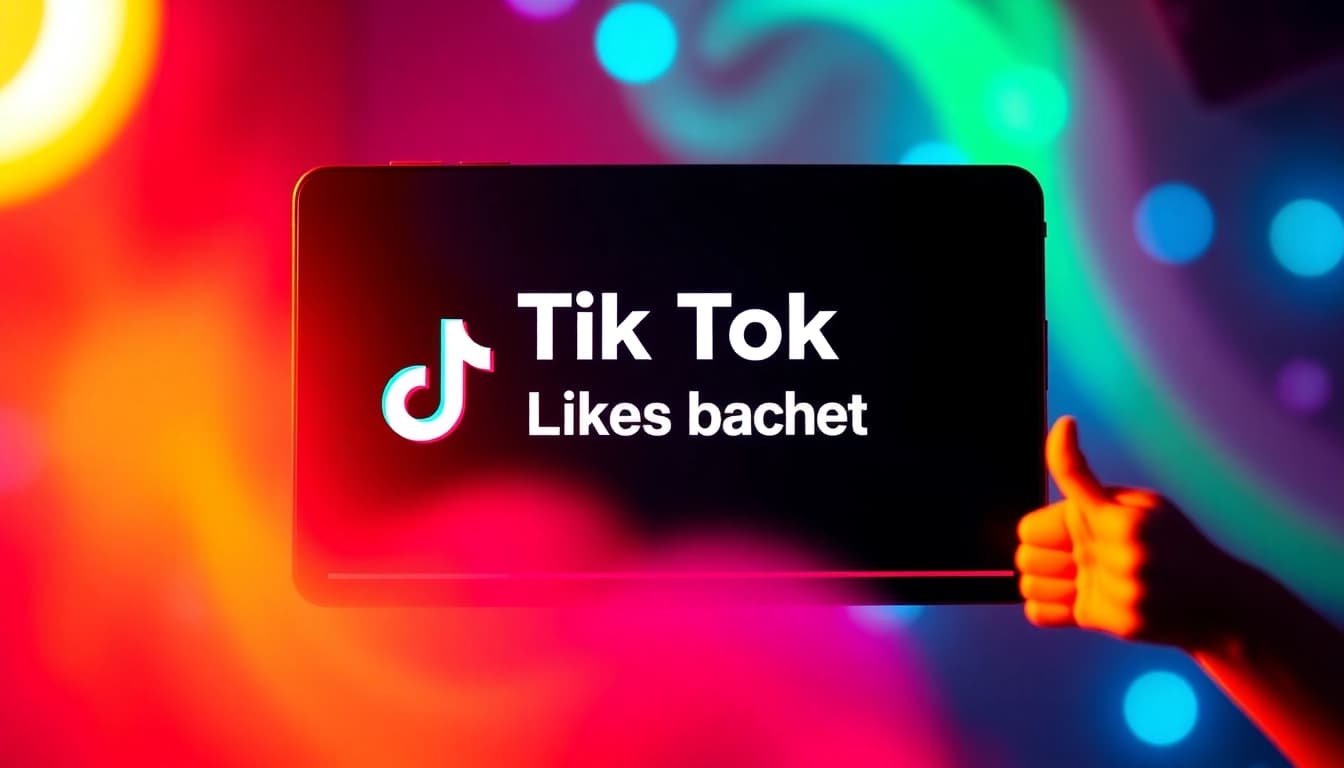Boost your TikTok engagement with TikTok Likes kaufen, illustrated by a vibrant video display.