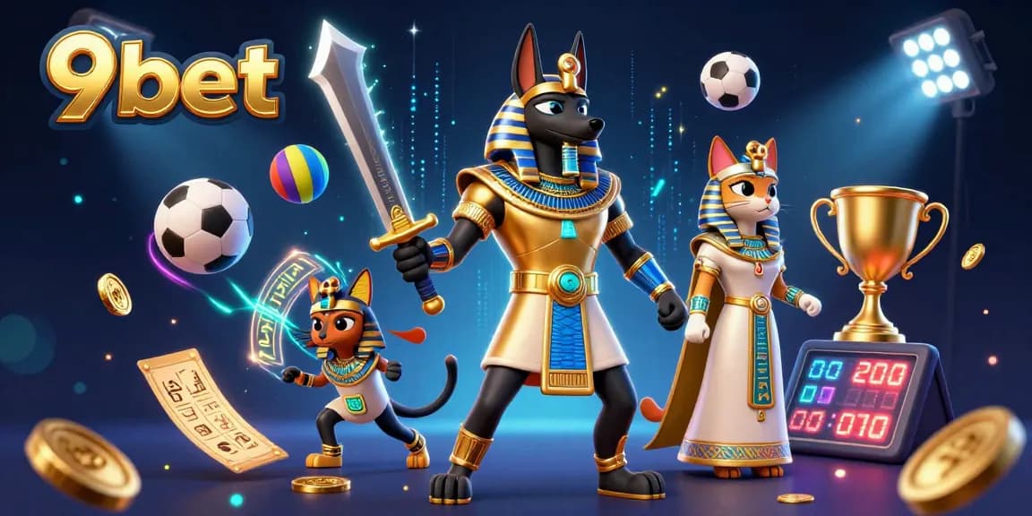 Experience thrilling moments at 9bet with dynamic sports betting elements and vivid characters.