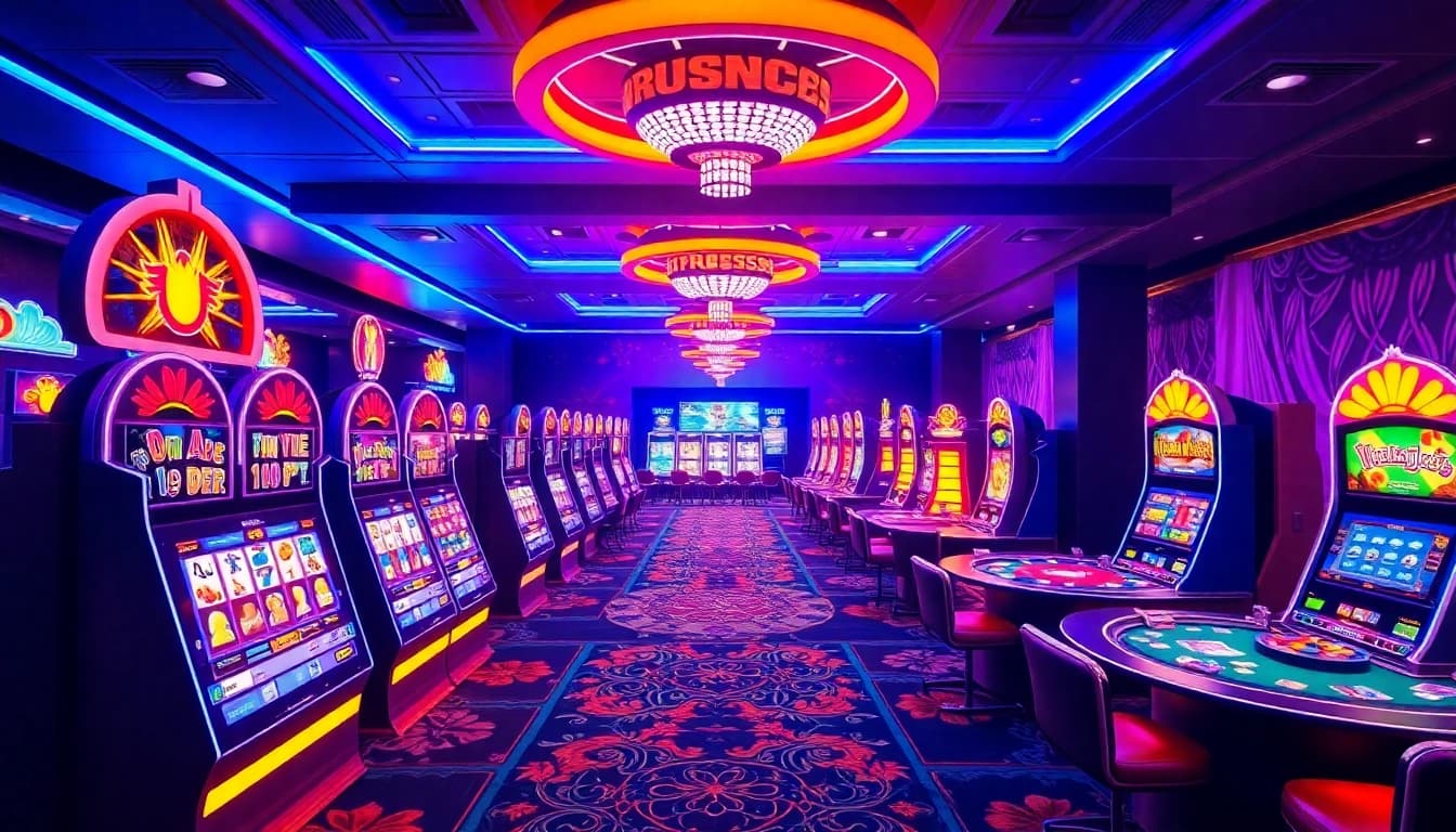 Experience the thrill of casinos ohne lizenz through engaging gaming tables and colorful slot machines.
