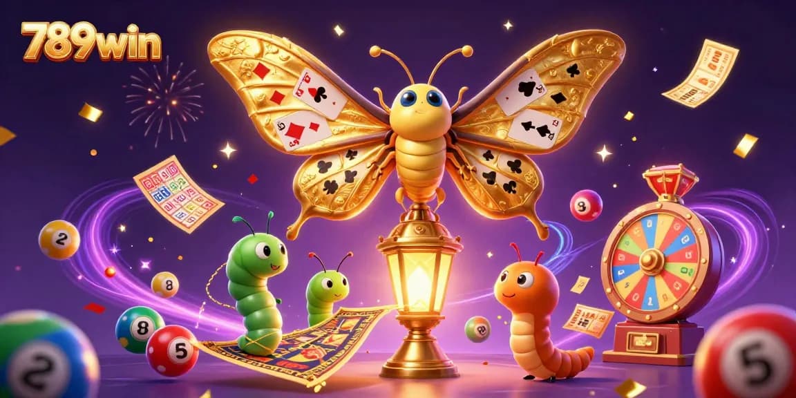 Experience exciting gaming with 789win in a vibrant 3D casino scene full of action.