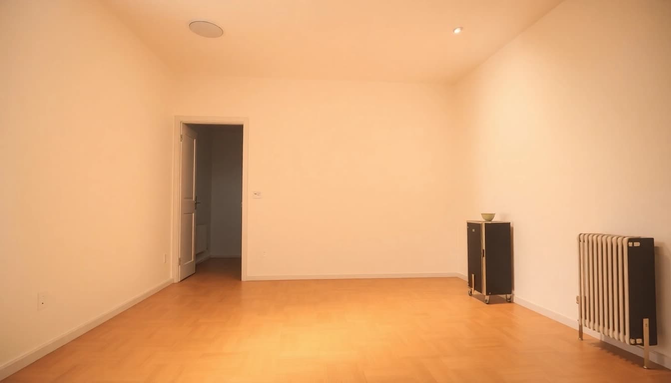 Räumung Wien: Professionelle und besenreine Räumung eines leeren Zimmers in Wien.