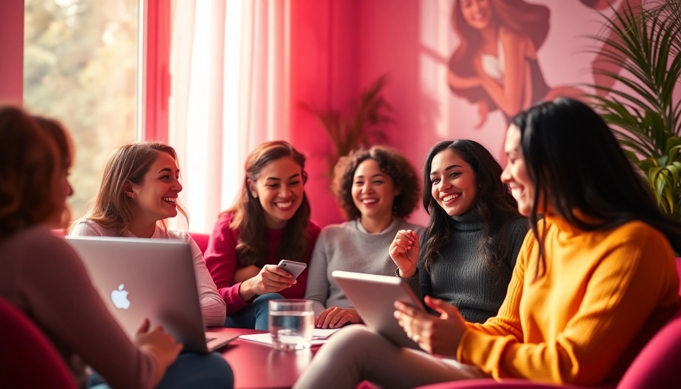 Engaging adults in lively sex chat conversations in a modern online setting.