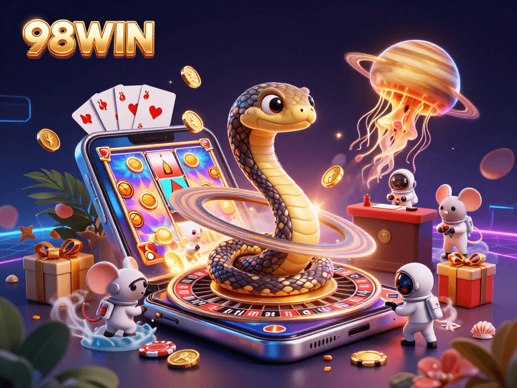 Experience exciting gambling adventures with 98WIN’s dynamic cosmic gaming scene and vibrant slots.