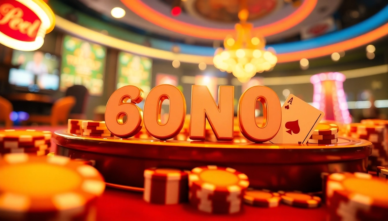 Entdecke die besten Casino Bonus Angebote mit farbenfrohen Spielchips und Karten in einem einladenden Umfeld.