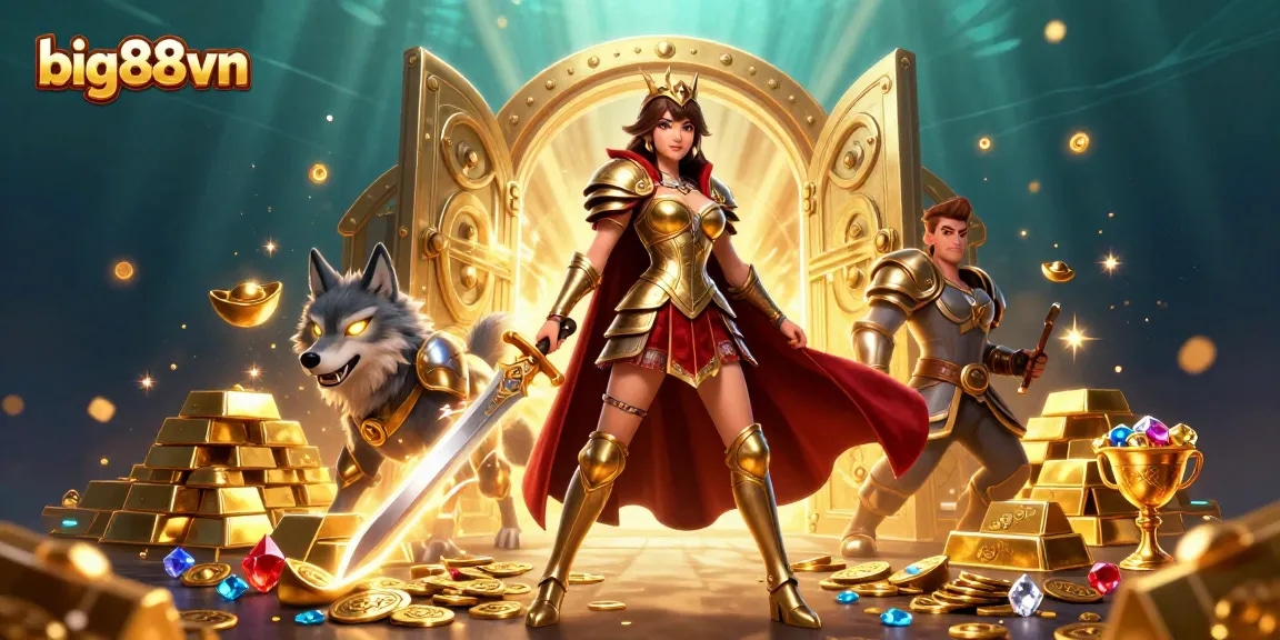 Experience thrilling gameplay at big88vn with dynamic casino treasures and action-packed characters.