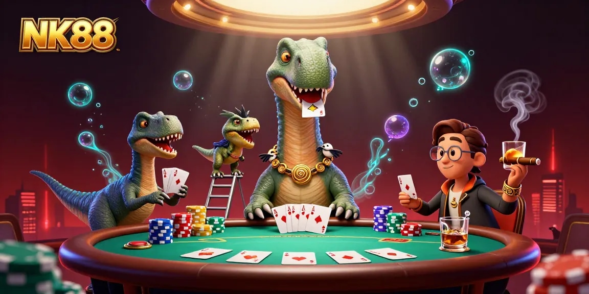 Engage in thrilling gameplay at NK88 with epic characters and poker excitement.