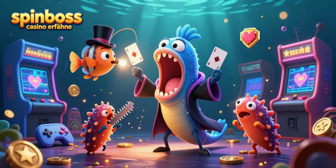 spinboss casino erfahrungen mit einem leuchtenden Anglerfisch und Zaubertricks im Casino-Stil