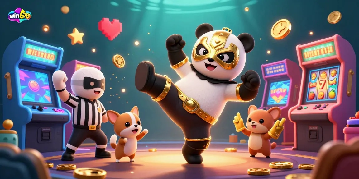 Engage in thrilling gaming at win678 with lively characters and dynamic casino elements.