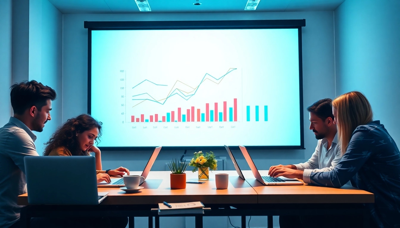 Marketing specialists brainstorming for pflegemarketing agentur strategies in a bright workspace.