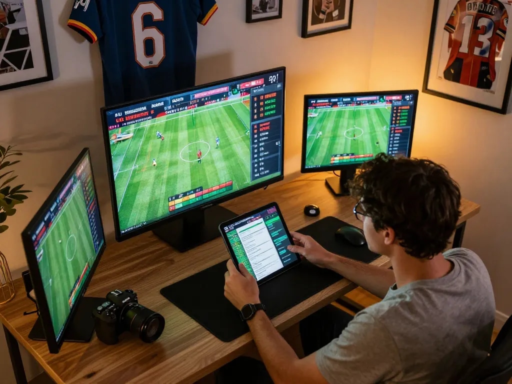 Engage in strategic betting at MB66 with a modern sports setup featuring live odds and analysis.