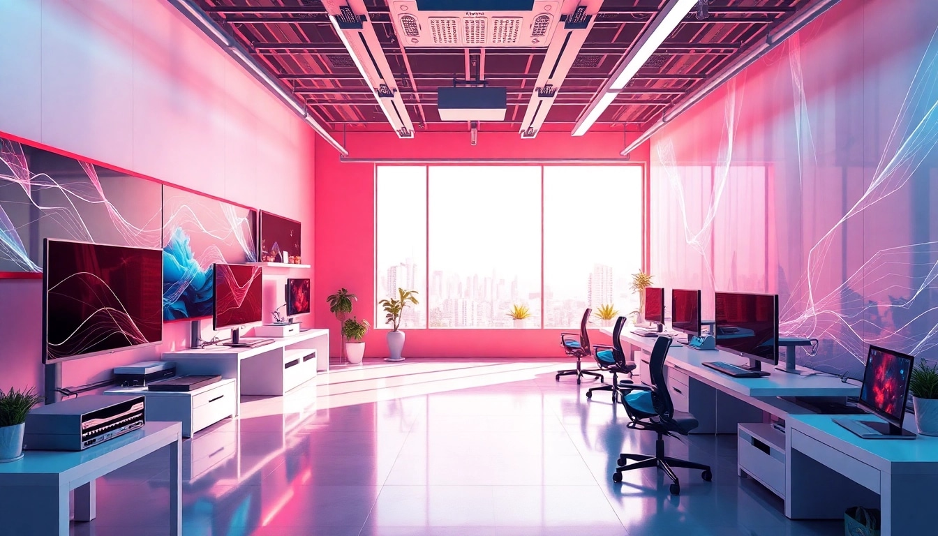 Animationsagentur, die kreative 3D-Modelle und Präsentationen in einem modernen Studio erstellt.