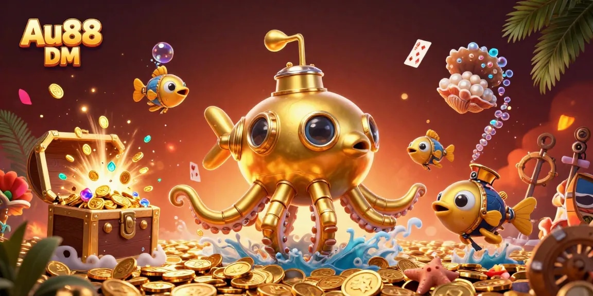 Engage with Au88 DM and explore thrilling winning opportunities in a vibrant underwater casino world.