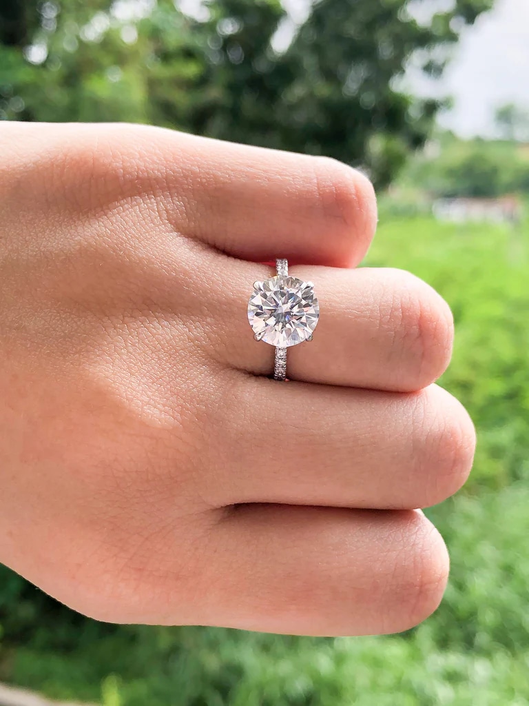 Moissanite-Moderinge: Trendy und zeitlos