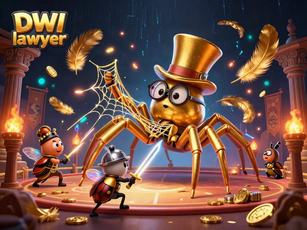 Experience the thrill of DWI lawyer strategies within an ultra-detailed casino battle scene.