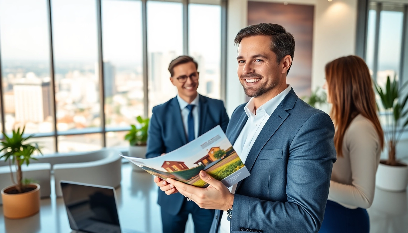 Immobilienmakler Frankfurt Sachsenhausen präsentiert moderne Immobilien mit einem einladenden Lächeln.