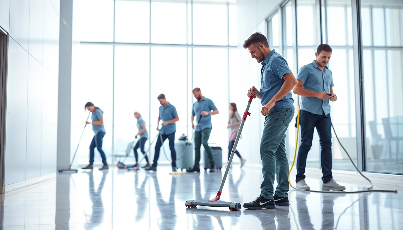 Optimale Gebäudereinigung Ulm durch ein professionelles Reinigungsteam in modernen Bürogebäuden.