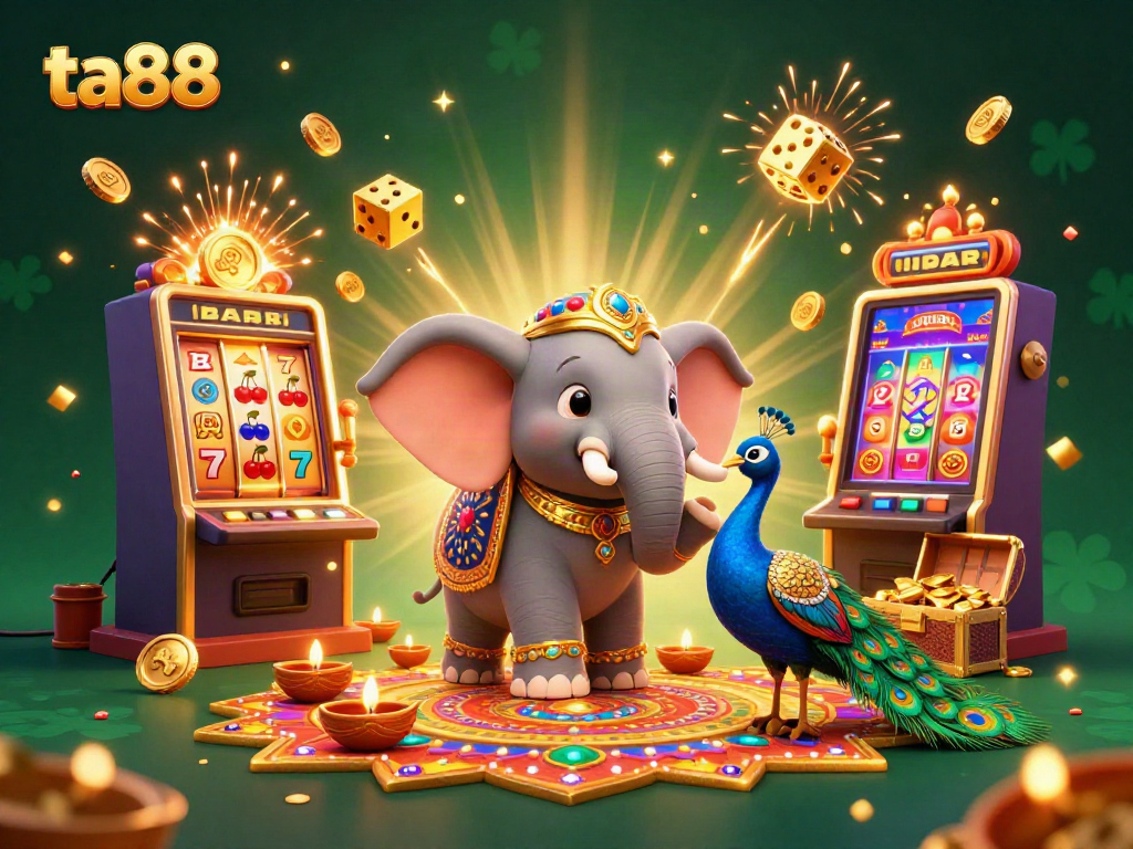 Experience the exciting ta88 casino with vibrant 3D characters, jackpot elements, and dynamic gaming visuals.
