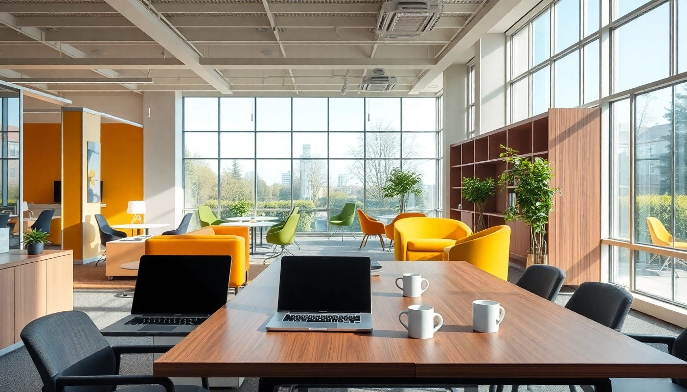 Headhunter Solingen: Modernes Headhunter-Büro mit einladendem Ambiente und professionellem Mobiliar.