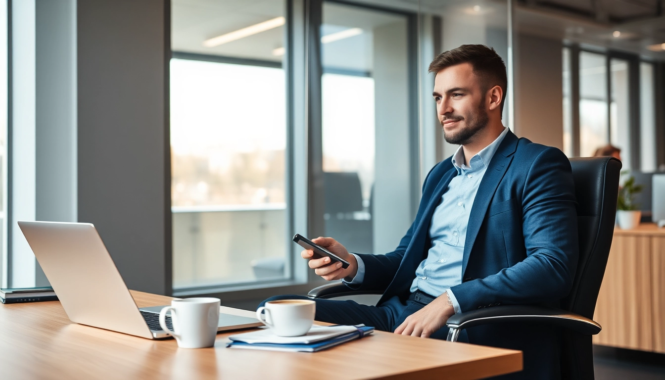 Headhunter Saarbrücken analysiert sorgfältig den Lebenslauf eines Kandidaten in einem modernen Büro.