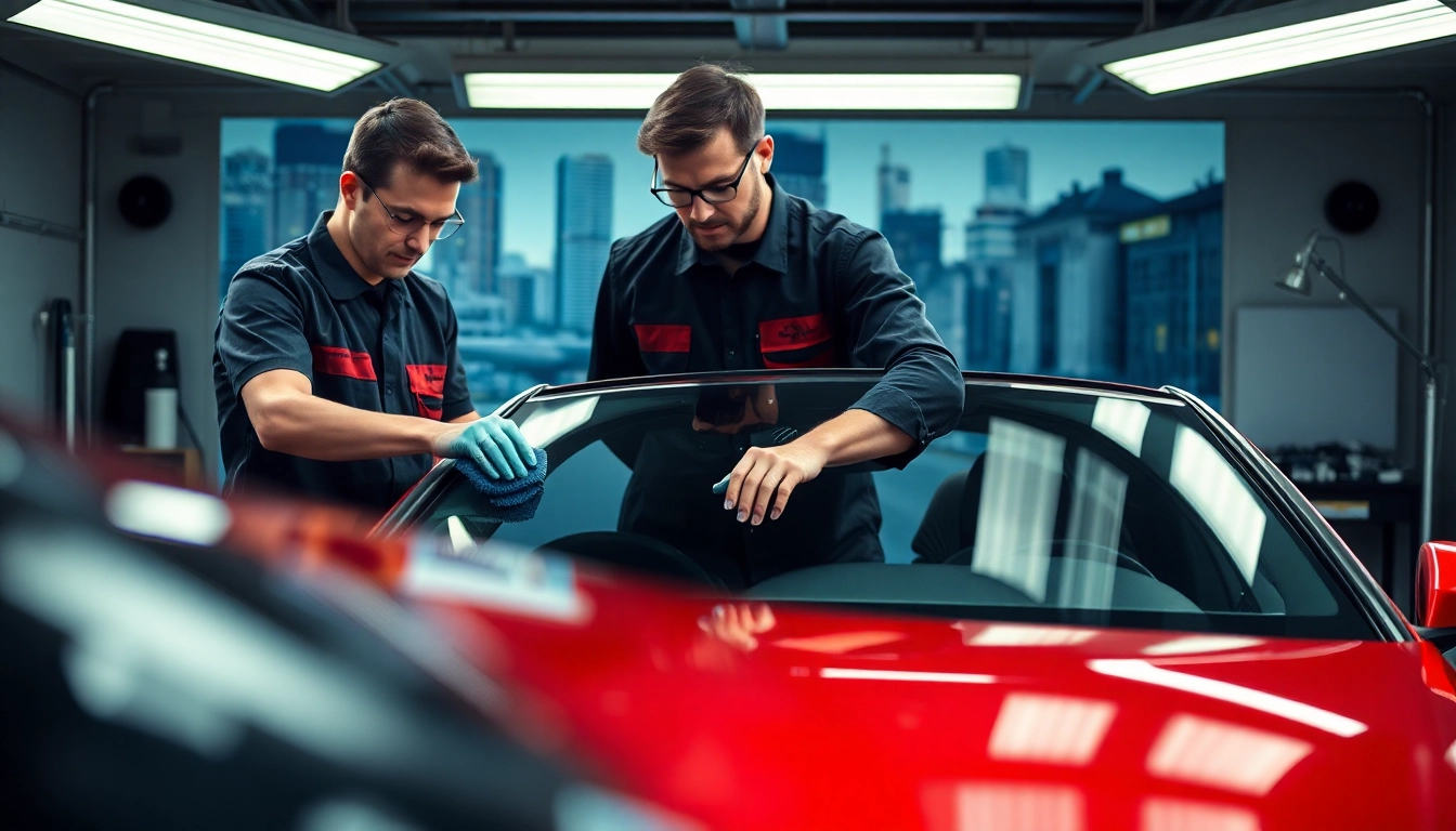 Professionelle Leasingaufbereitung München in Aktion: glänzendes Fahrzeug von Experten gepflegt.