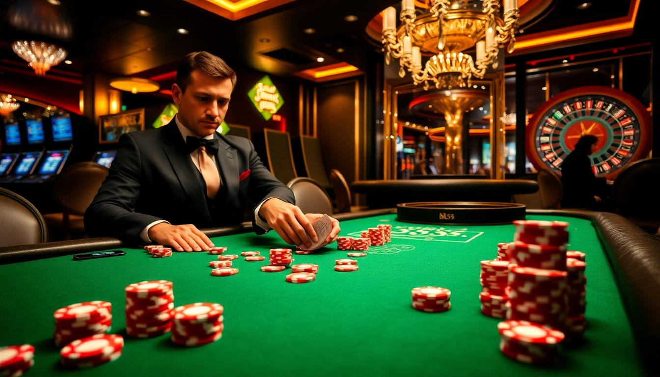 Experience excitement at BL555 casino with vibrant poker games and thrilling slot machines.