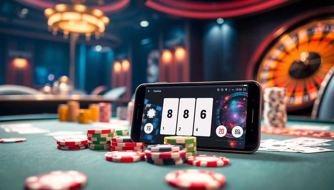 Experience the thrill of 88i game with vibrant poker chips and immersive online interfaces.