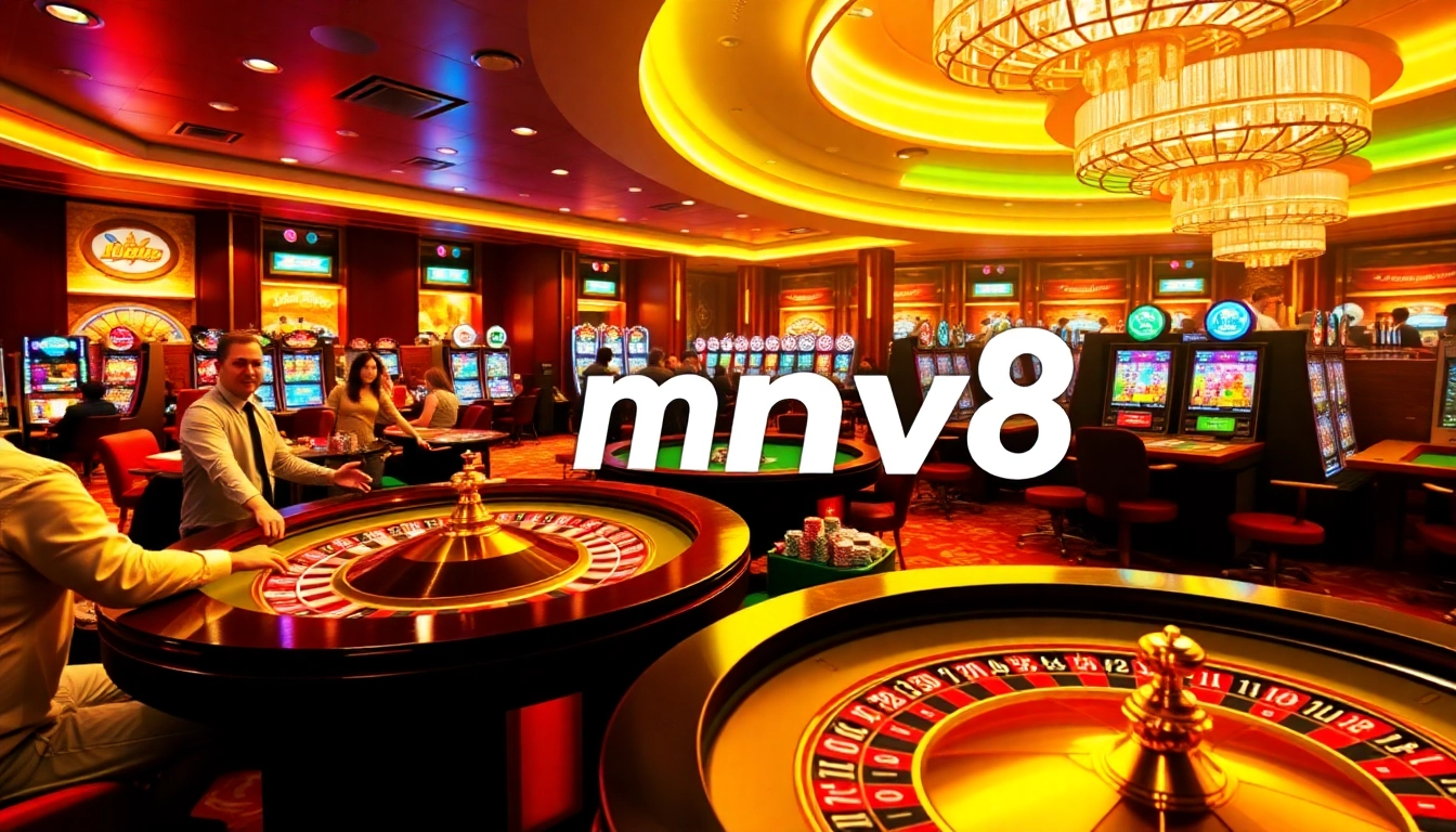 Exciting casino action showcasing mv88's engaging online gambling interface with players at tables.