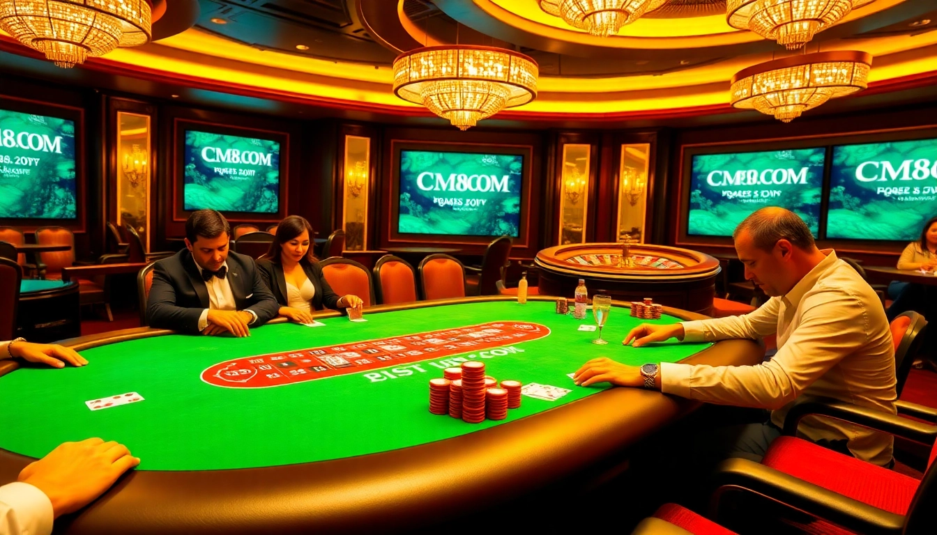 Experience the thrill of betting at CM88.COM with a vibrant poker scene.